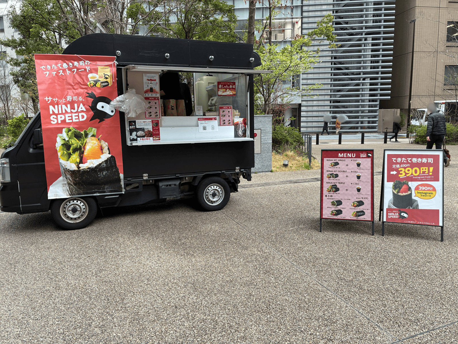 ミツカン様のキッチンカー出店写真